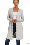 Zbrand Heather Snap Cardigan