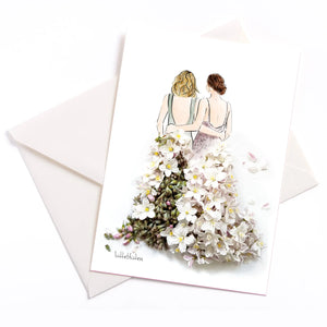 Bridesmaids card by luttebluten