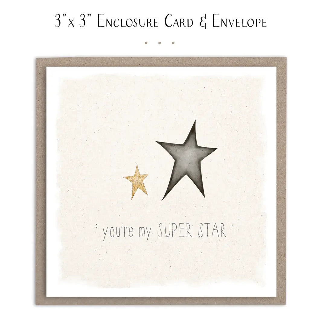 Super Star Card Mini- blank inside