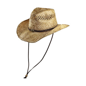 Raffia Indiana Toggle Hat