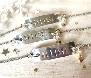 Believe Stamped Bracelet by April Hylton Designs 🇨🇦