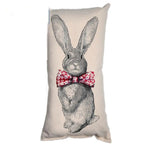 Bow tie Bunny Pillow by Eric & Christopher