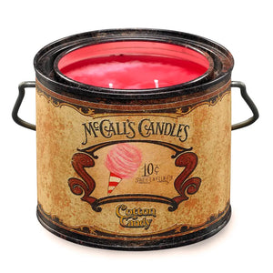 Vintage Can Candle- Cotton Candy