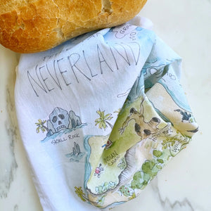 Neverland Tea Towel by Elizabeth Wade