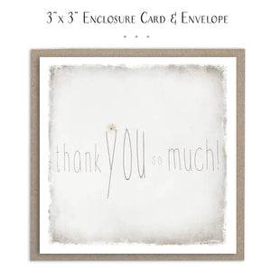 Thank You So Much! Card Mini- blank inside