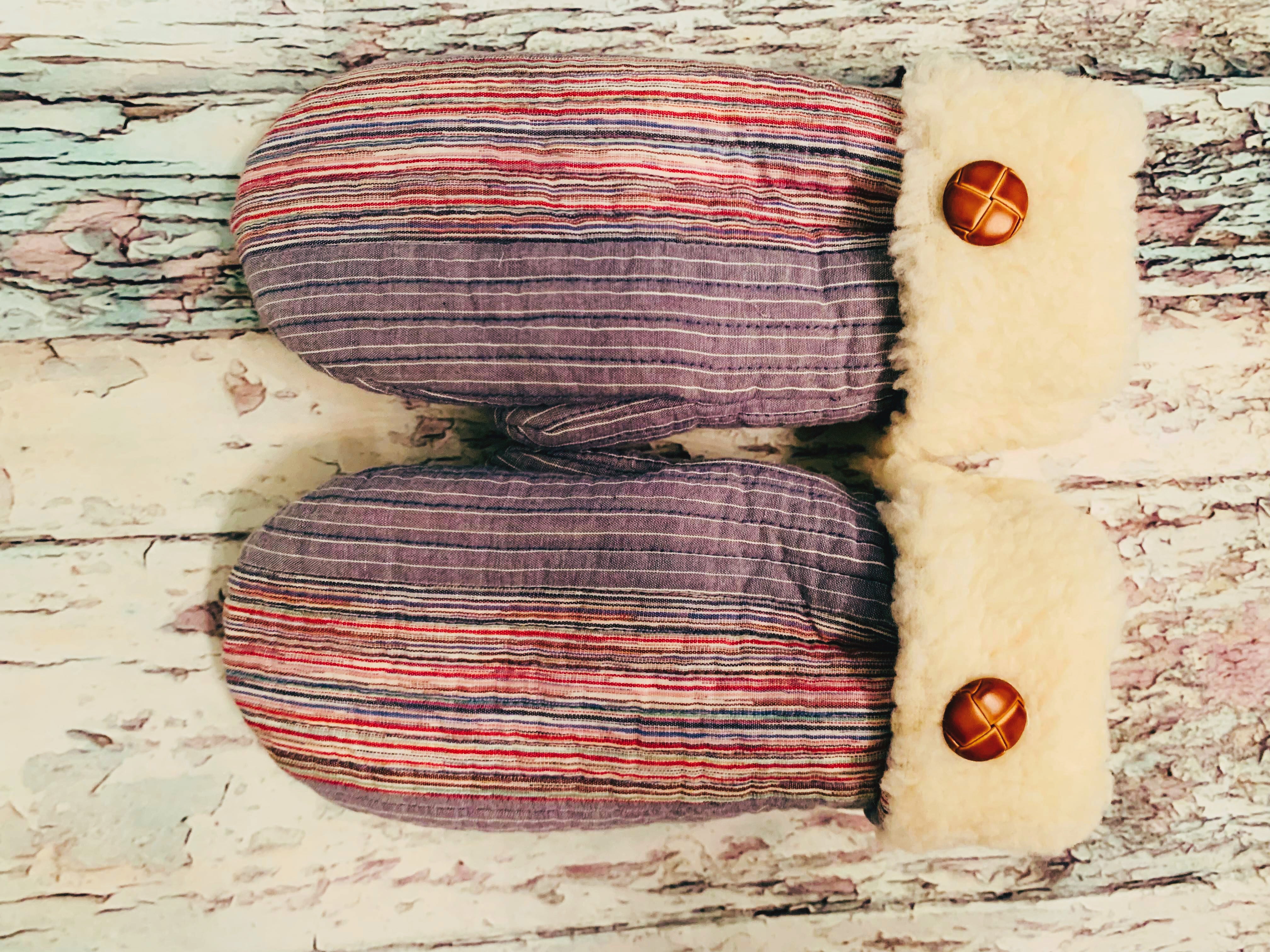 The Nordic Mitt - Quilted Stripe